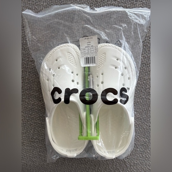 Crocs Off Grid Clog White | Size M7 W9 | Unisex - Picture 4 of 14